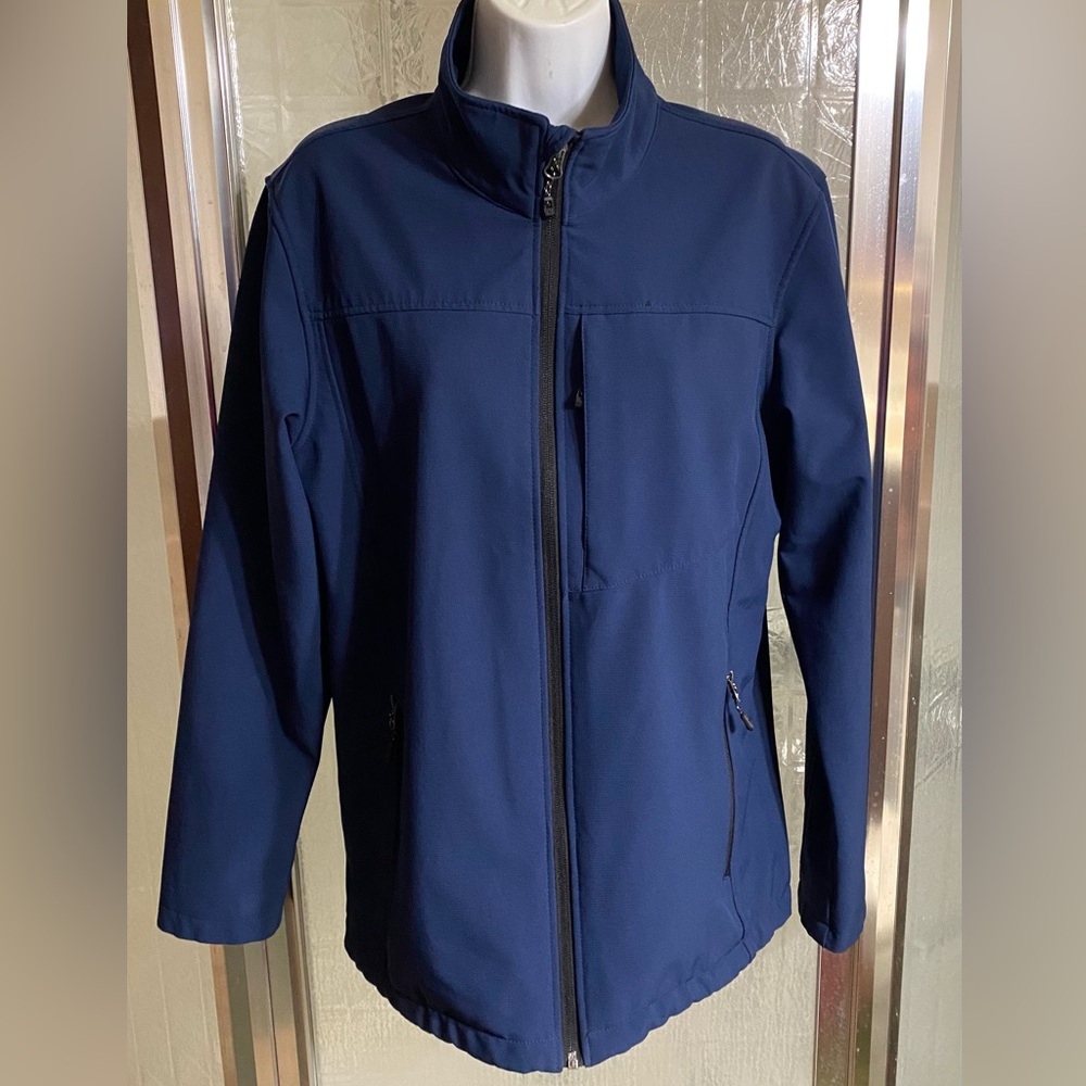 Men's Swisstech Navy Fleece Lined Jacket size Small 34-36 Excellent condition